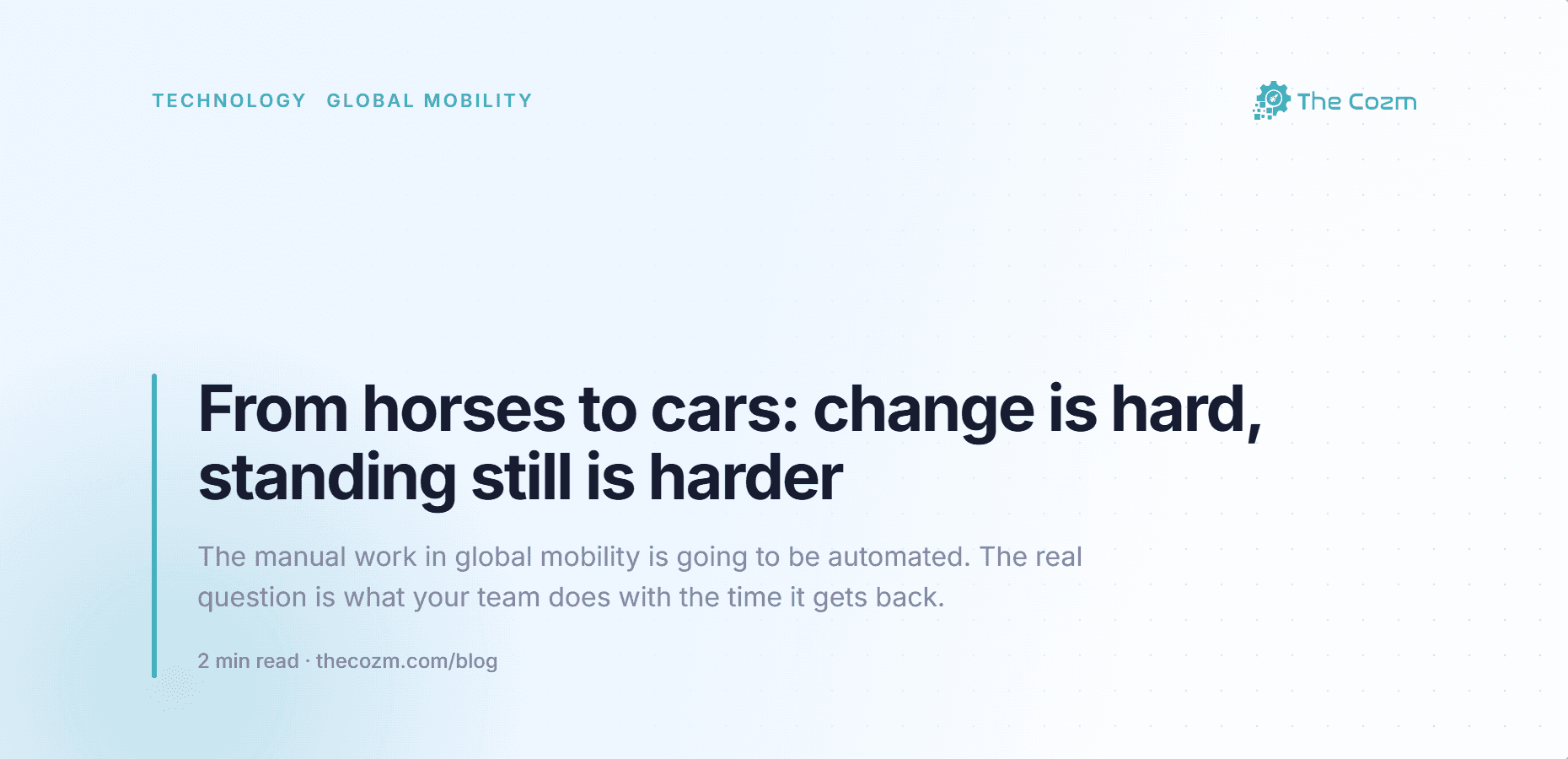 Global Mobility Event