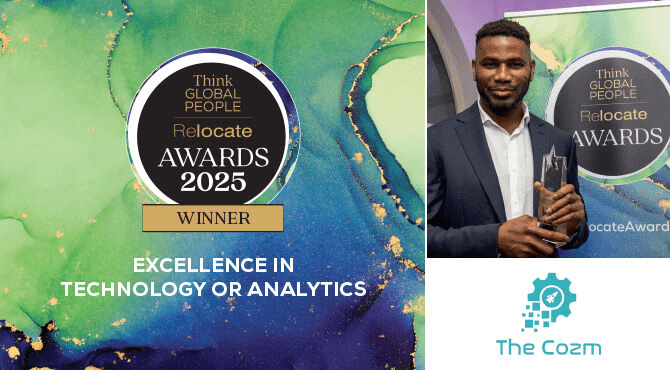 Excellence in Technology – The Cozm Wins the Relocate Global Award 2025